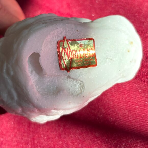 Vintage Pair Norleans White Alabaster Owls Handmade in Italy Figurine - Picture 7 of 12